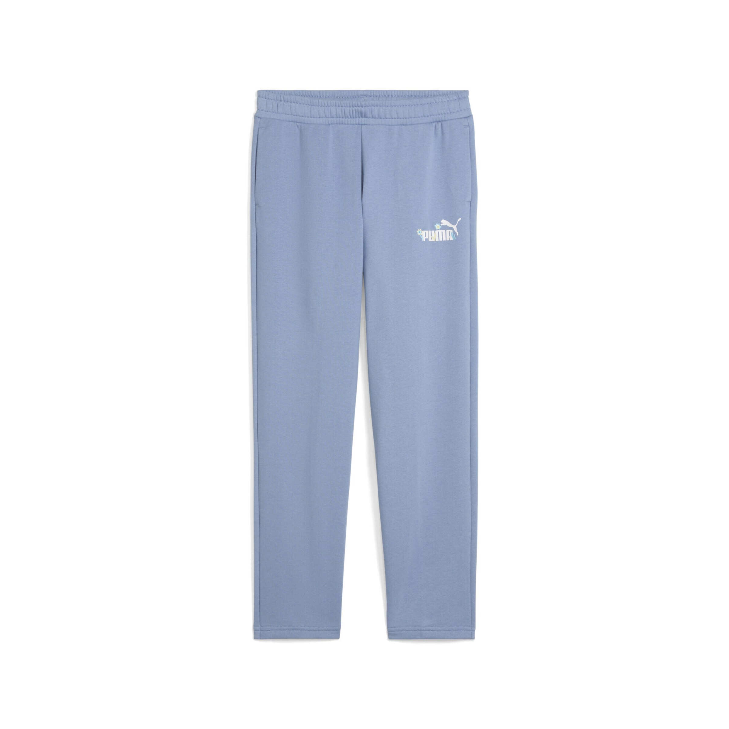 Regular Pantalon de sport 'Essentials Nature 2.0 No. 1' PUMA en bleu : devant
