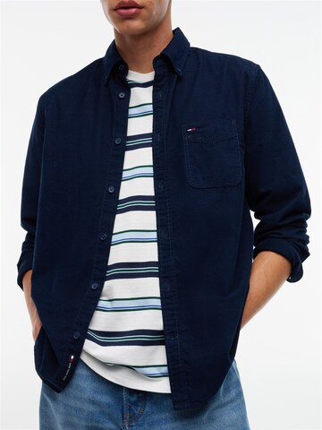 Tommy Jeans - Regular Fit Camisa em azul