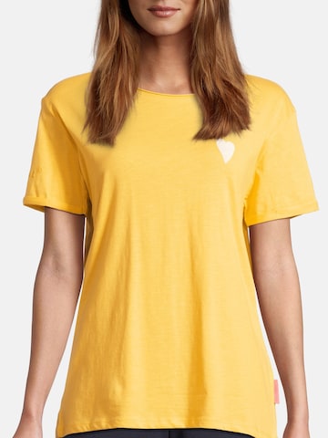 T-shirt 'Otten' salzhaut en jaune