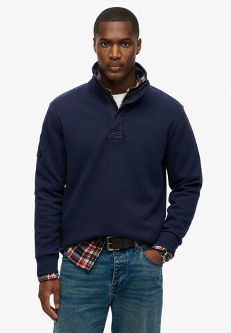 Superdry Sweatshirt in Blauw: voorkant