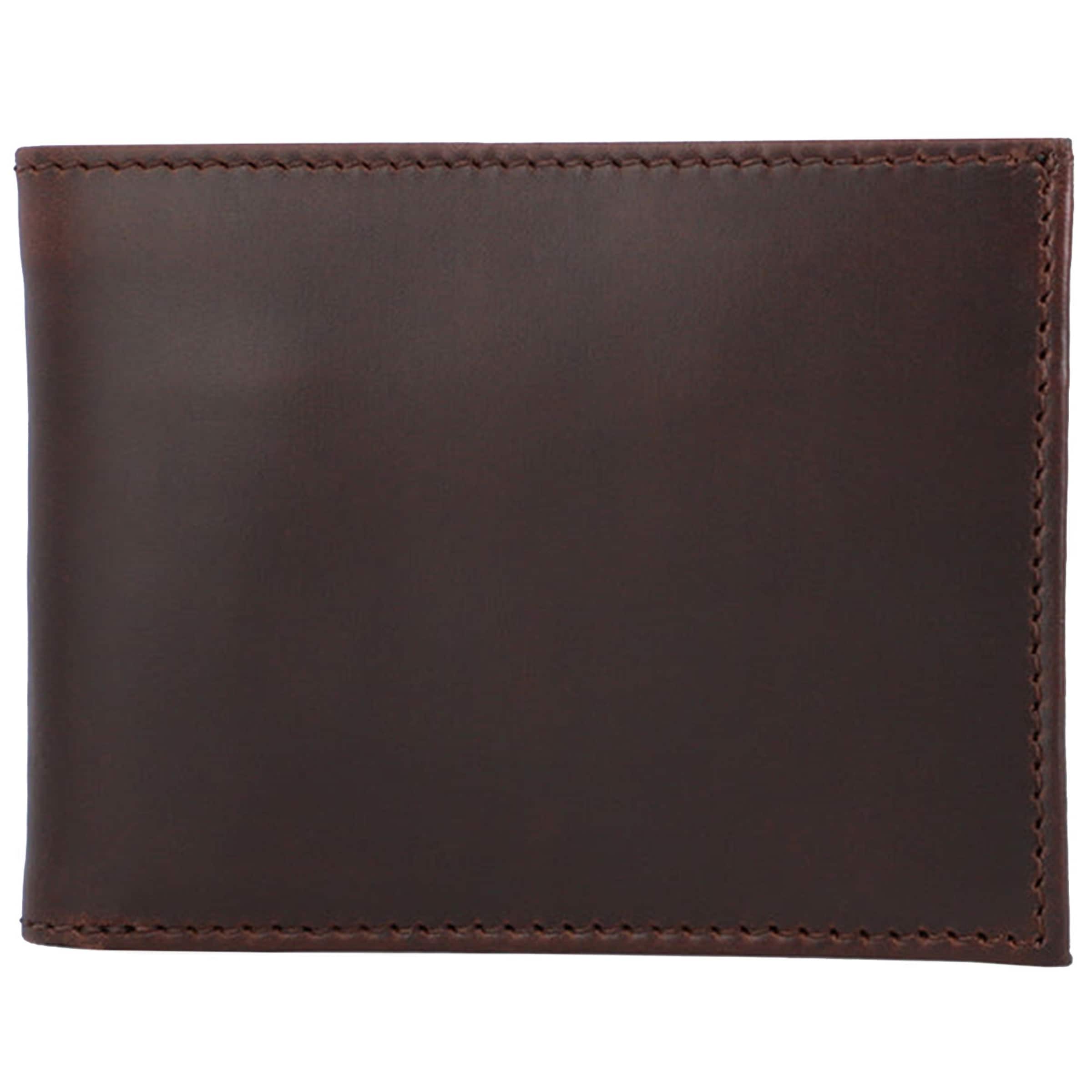 Portamonete 'Bill' di Buckle & Seam in marrone: frontale