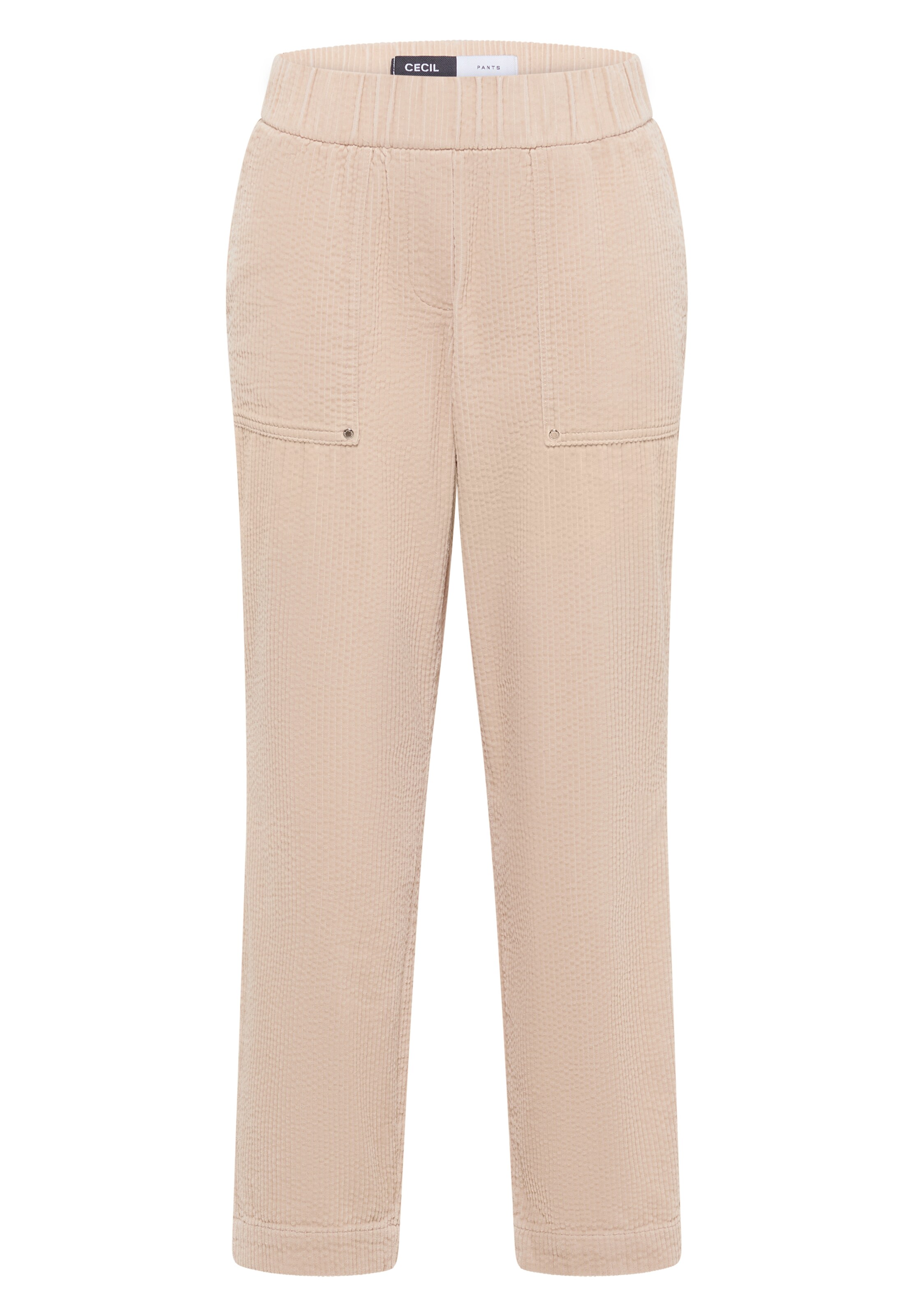 CECIL Slim fit Pants in Beige: front