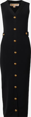 MICHAEL Michael Kors Strickkleid in Schwarz: Vorderseite