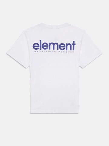 T-Shirt ELEMENT en blanc