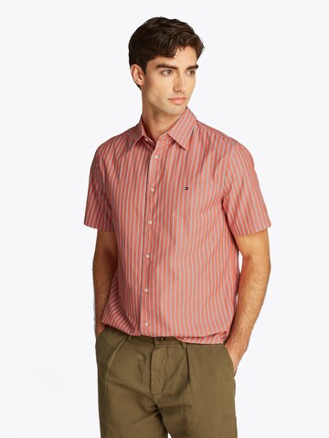 Regular fit Camicia 'Flex' di TOMMY HILFIGER in arancione: frontale