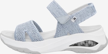 Sandales de randonnée Rieker Sport en bleu : devant