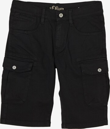 s.Oliver Pants in Black: front