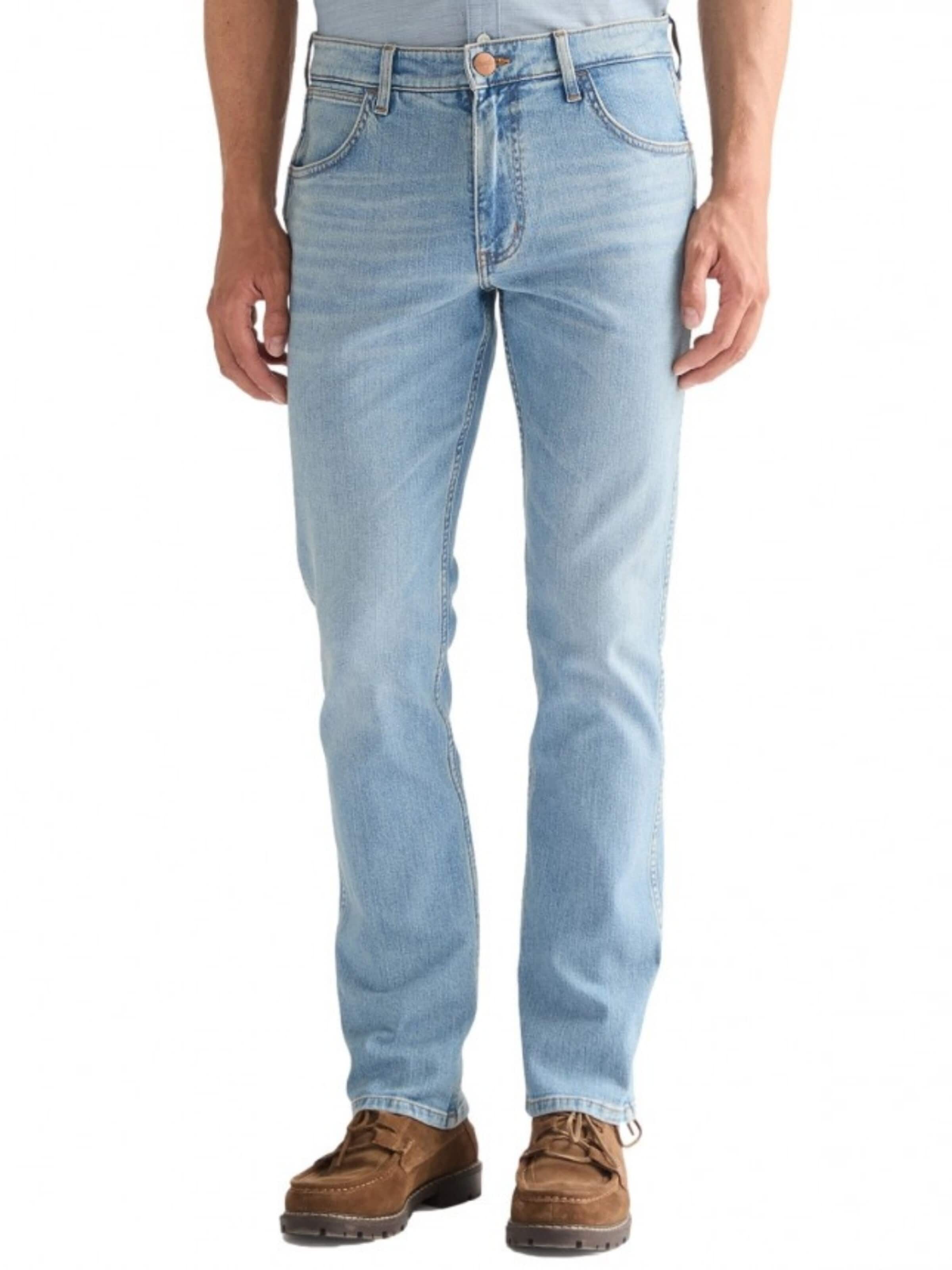 WRANGLER Regular Jeans 'Wrangler Greensboro Airy Blue 112378458' in Blue: front