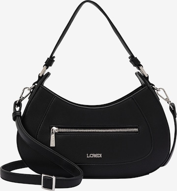Borsa a spalla 'Odelia' di L.CREDI in nero: frontale