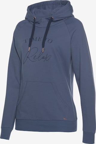 Sweat-shirt LASCANA en bleu