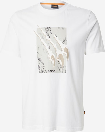 BOSS Shirt 'Animali' in White: front