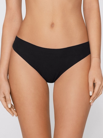 Tezenis String in Schwarz: Vorderseite