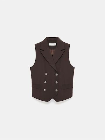 Gilet Dilvin en marron : devant