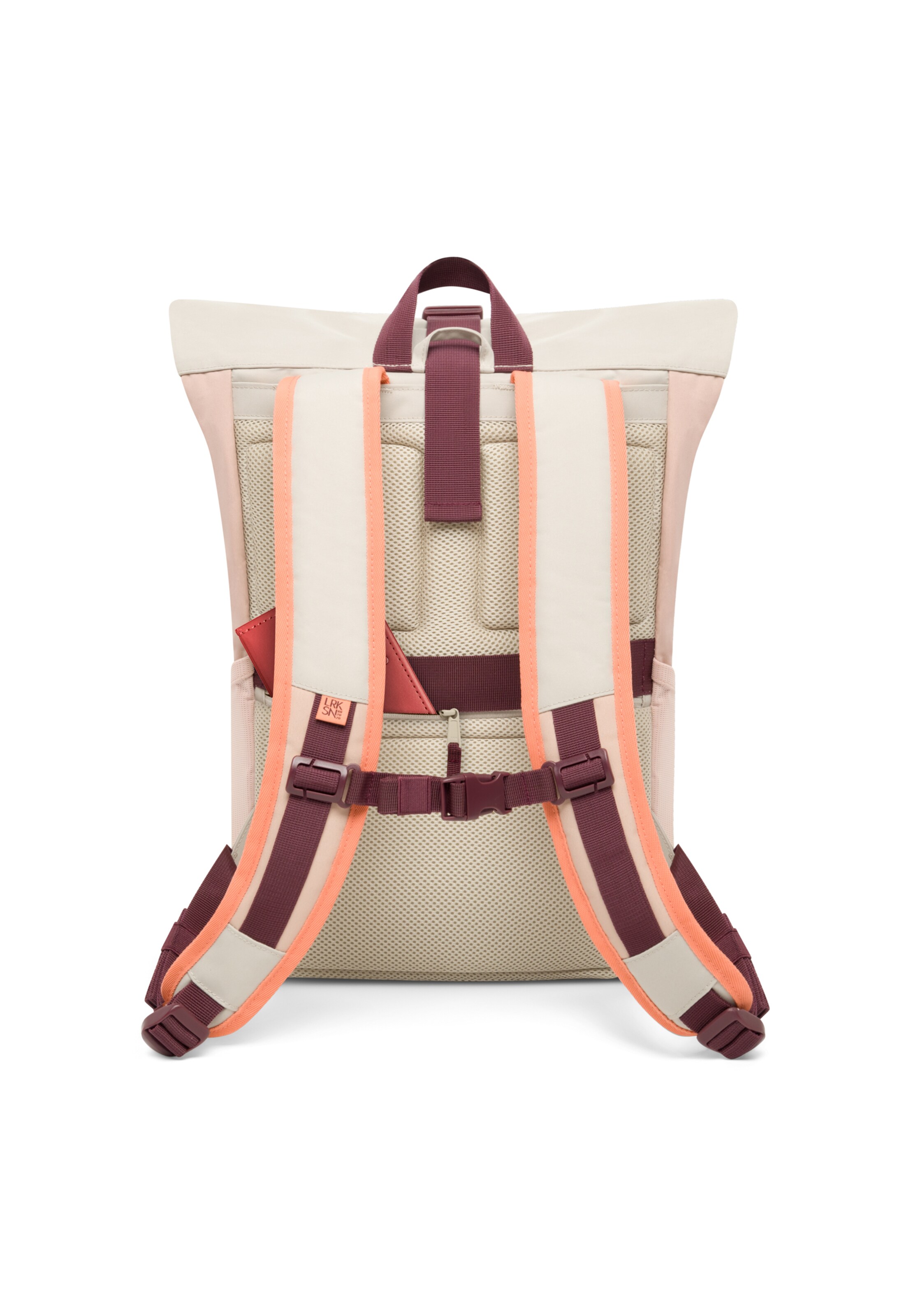 Zaino 'No 4' di LARKSON in beige: dietro