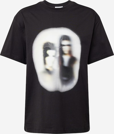 WEEKDAY T-Shirt in schwarz / weiß, Produktansicht