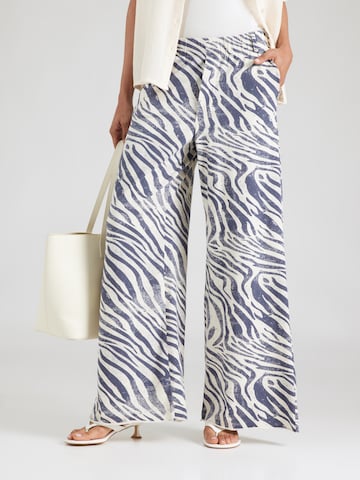 10Days Wide leg Pants in Beige: front