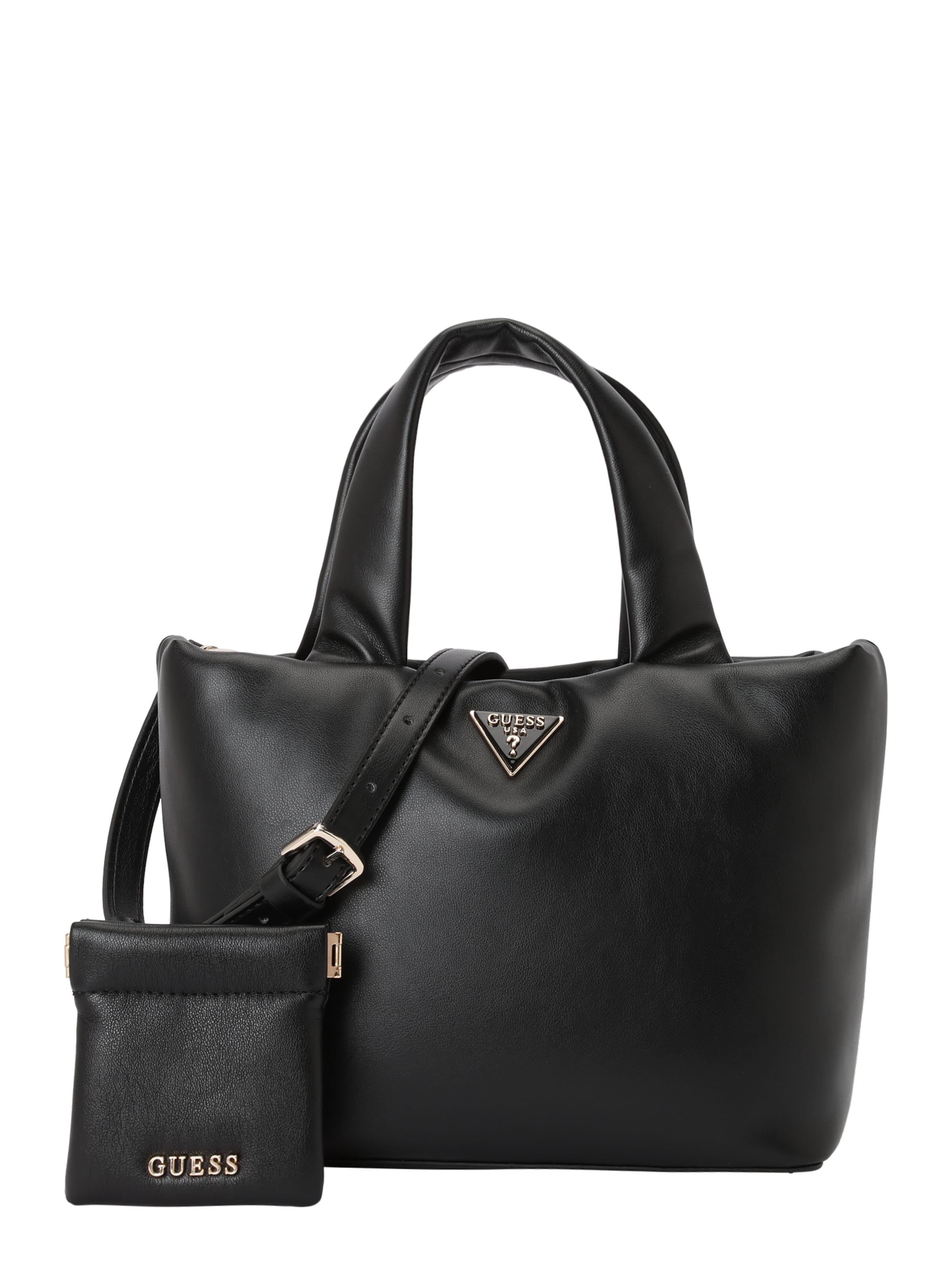 Sacs à main 'SUNETRA MINI TOTE' GUESS en noir : devant
