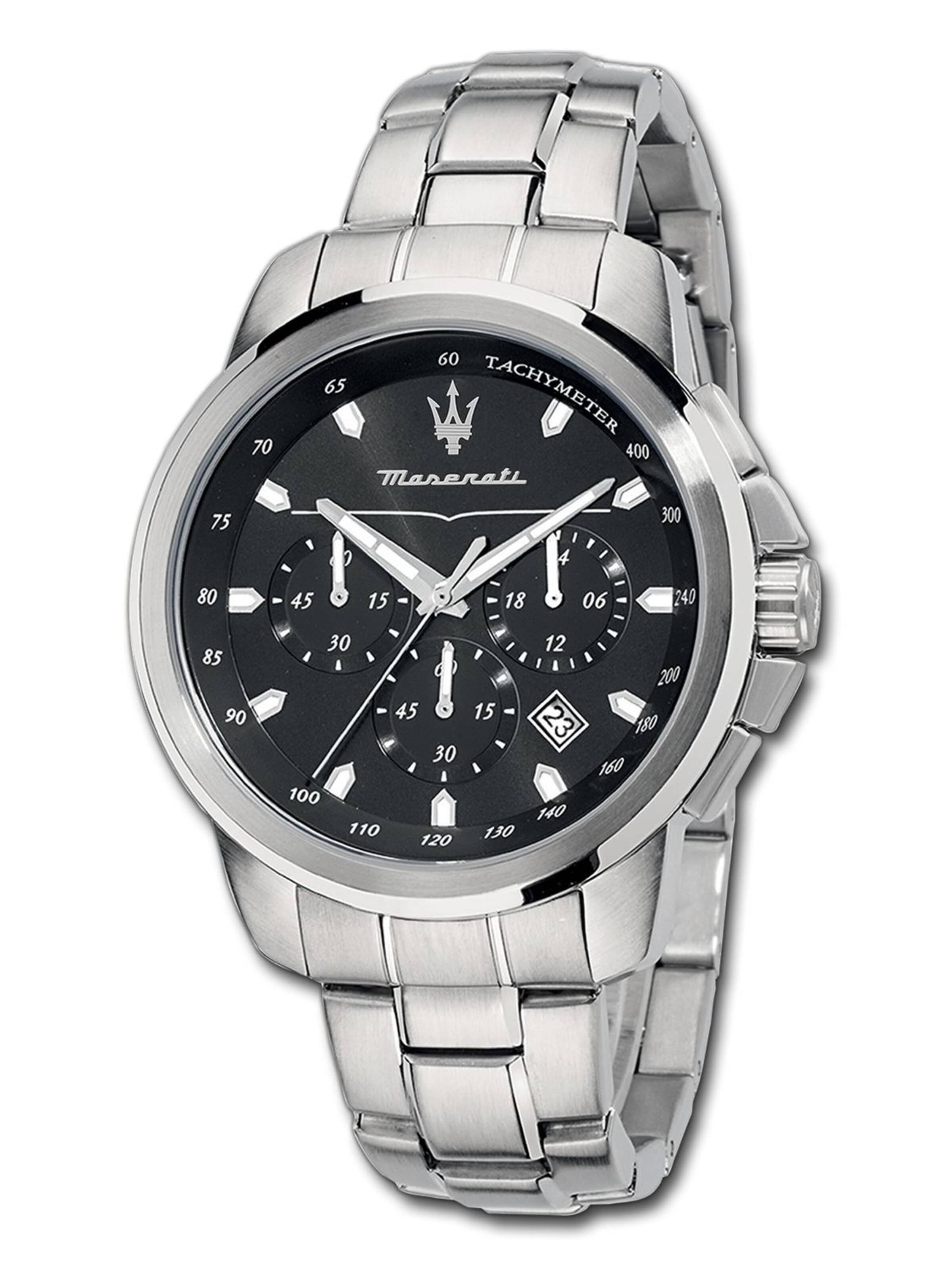 Maserati Analog watch in Silver: front
