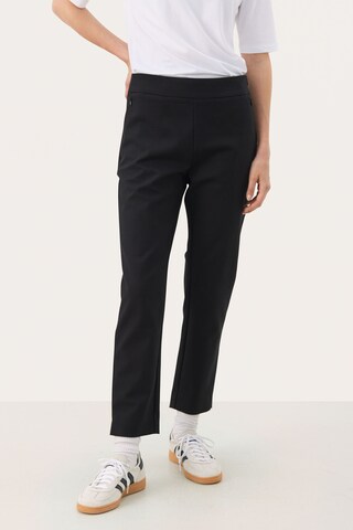 Coupe slim Pantalon Part Two en noir : devant