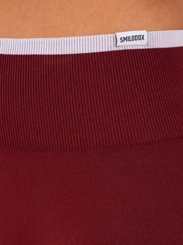 Smilodox Skinny Leggings in Rood