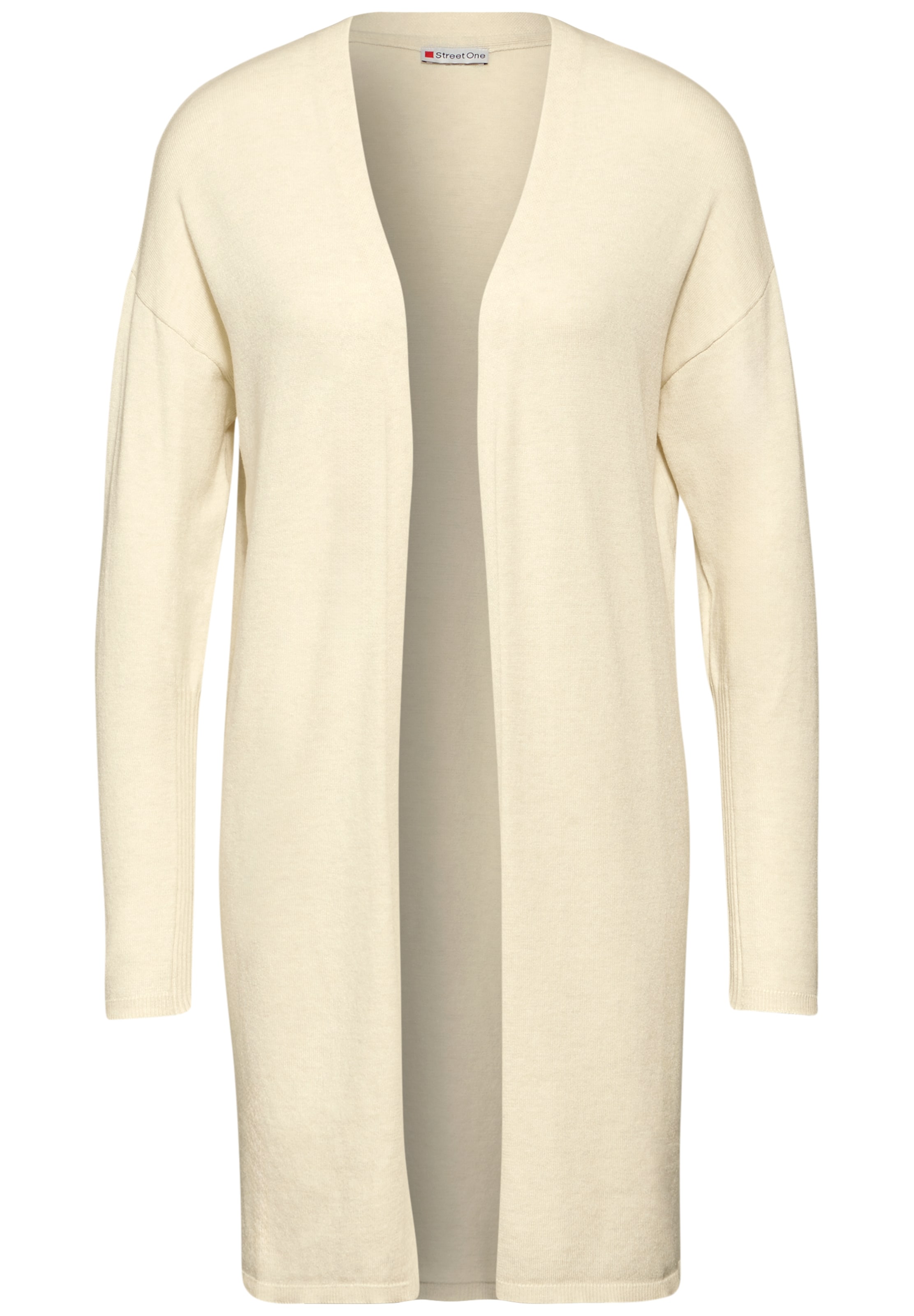 STREET ONE Strickjacke in Beige: Vorderseite