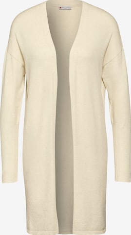 STREET ONE Strickjacke in Beige: Vorderseite