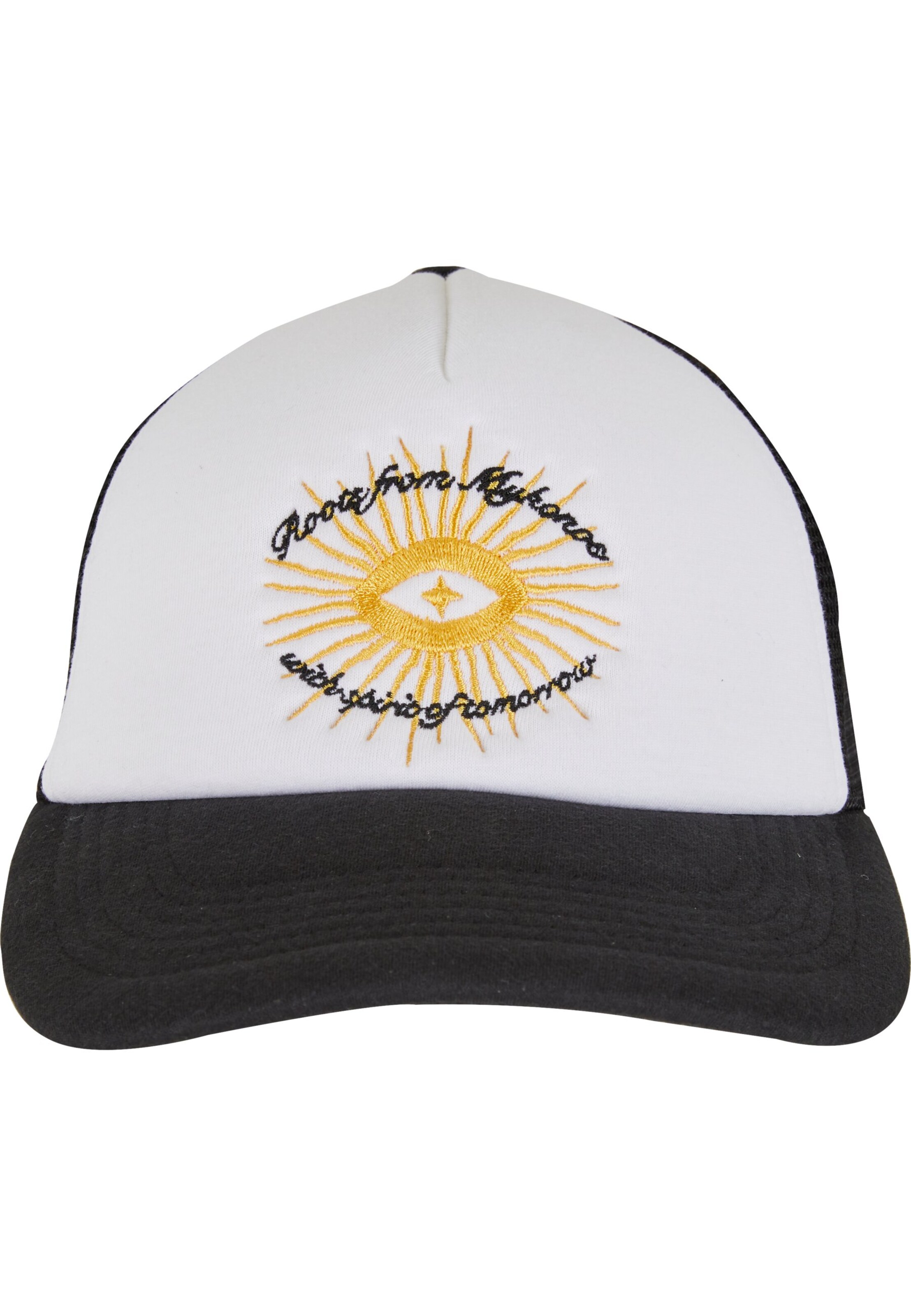 Cappello da baseball 'Paradise Beach Club' di Pequs in nero: frontale