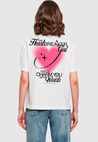 Miss Tee Paita 'Heartbreaker Girl' värissä valkoinen