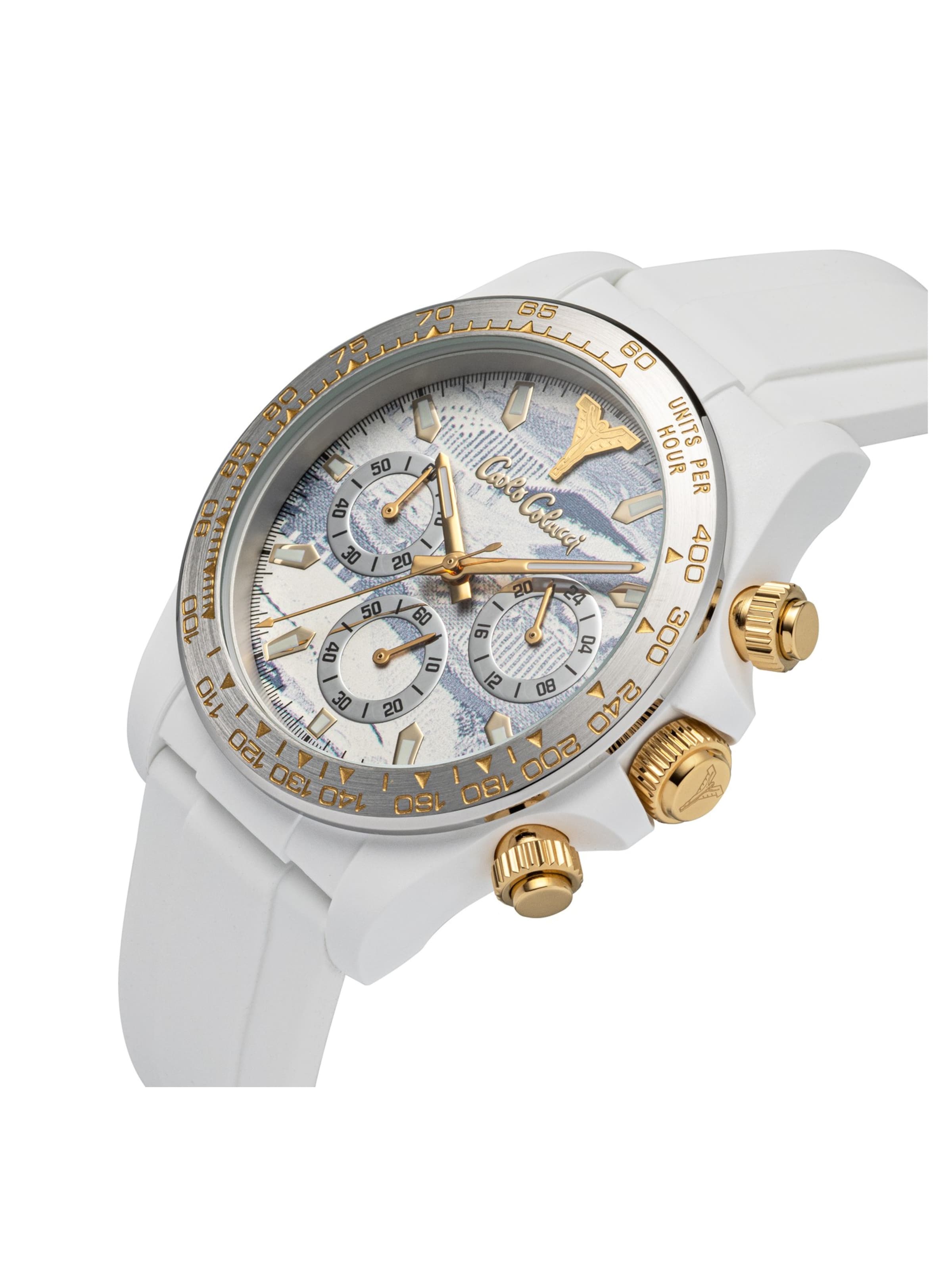 Carlo Colucci Analoog horloge ' CC700 ' in Wit