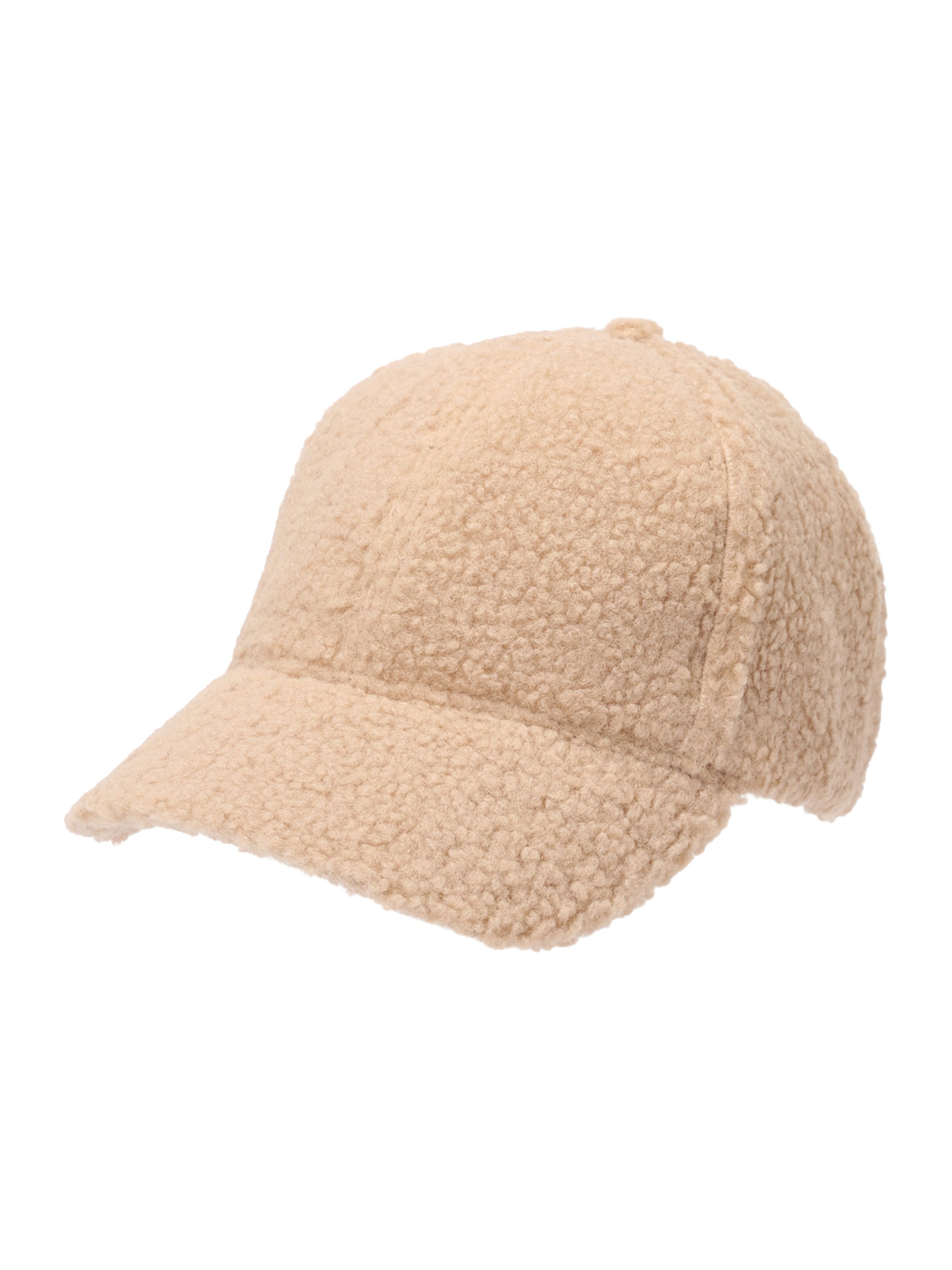 ABOUT YOU Шапка с козирка в бежово: отпред