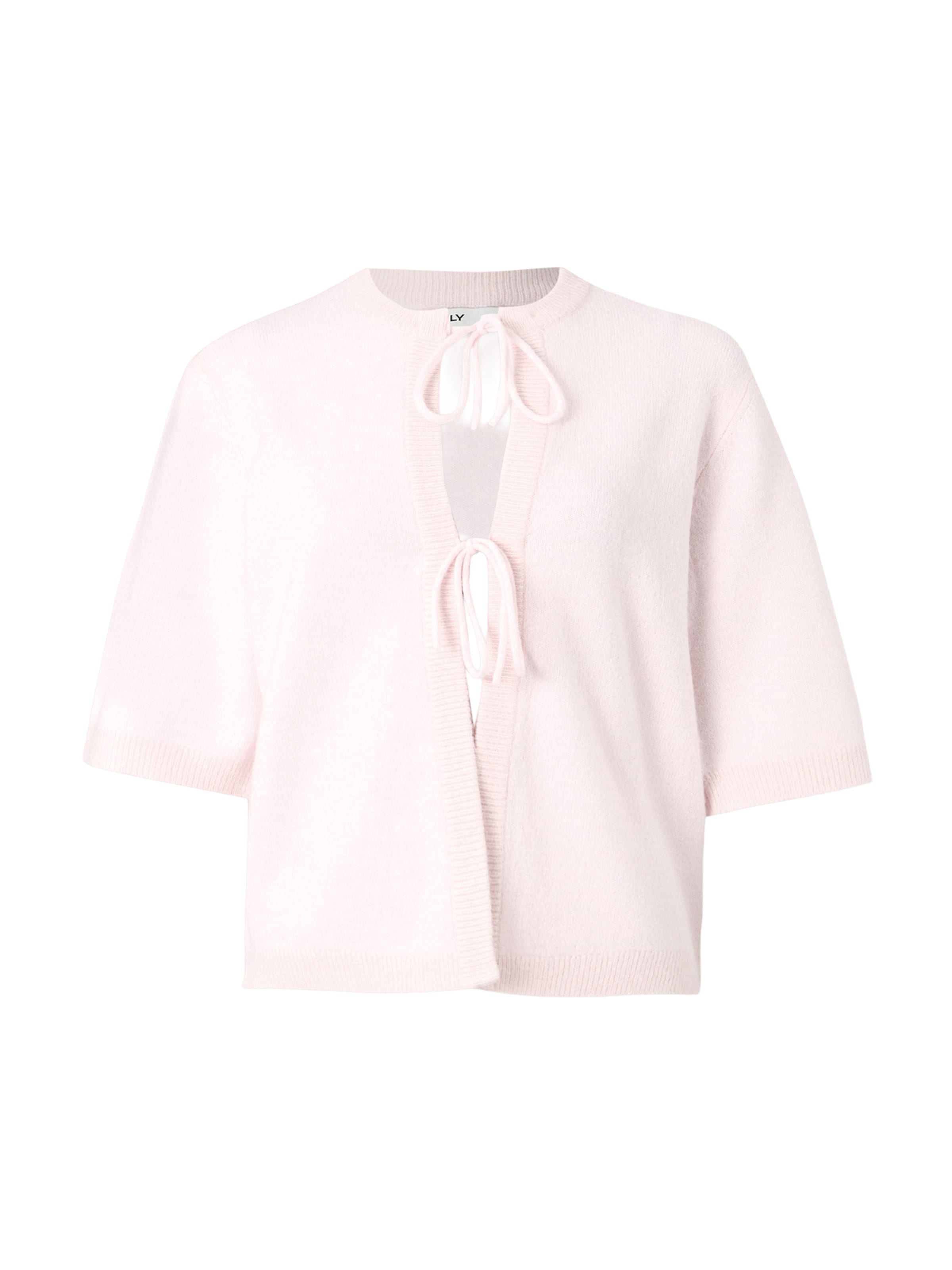 ONLY Gebreid vest 'ONLSimoni' in Roze: voorkant