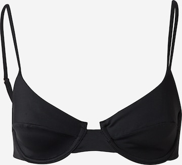 Balconcino Top per bikini 'Ike' di EDITED in nero: frontale