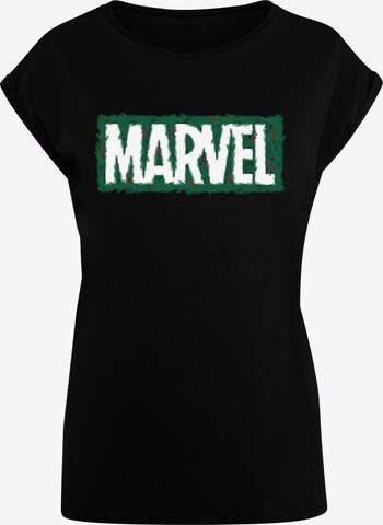 ABSOLUTE CULT Shirt 'Marvel - Holly' in Zwart: voorkant