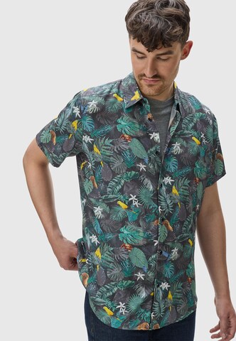 Ragwear Comfort Fit Πουκάμισο 'Omerro' σε γκρι: μπροστά