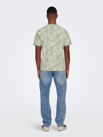 Only & Sons - Camiseta 'Perry' en verde