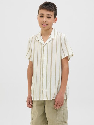 Jack & Jones Junior Regular fit Button up shirt in White: front