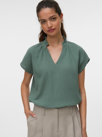 VERO MODA Halenka 'VMNATALI' – zelená: přední strana