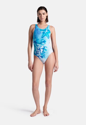 Bustier Maillot de bain sport 'SEAFLOOR' ARENA en bleu