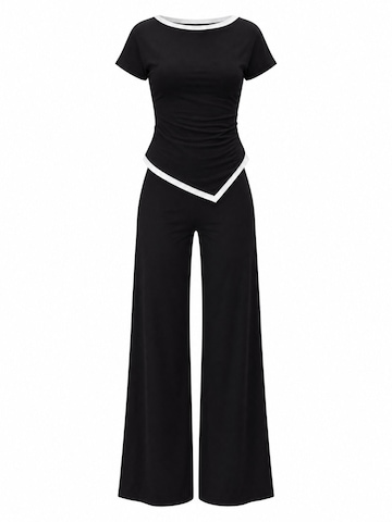 RYVAN Leisure suit 'Zweiteiliges Set' in Black
