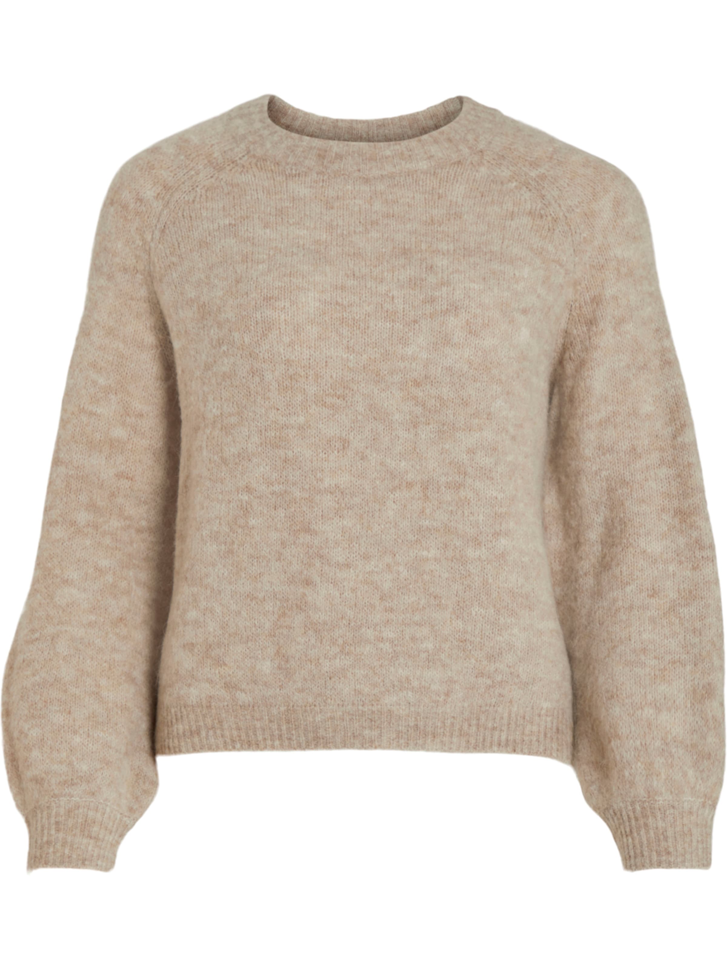 VILA Sweater 'JAMINA' in Beige: front
