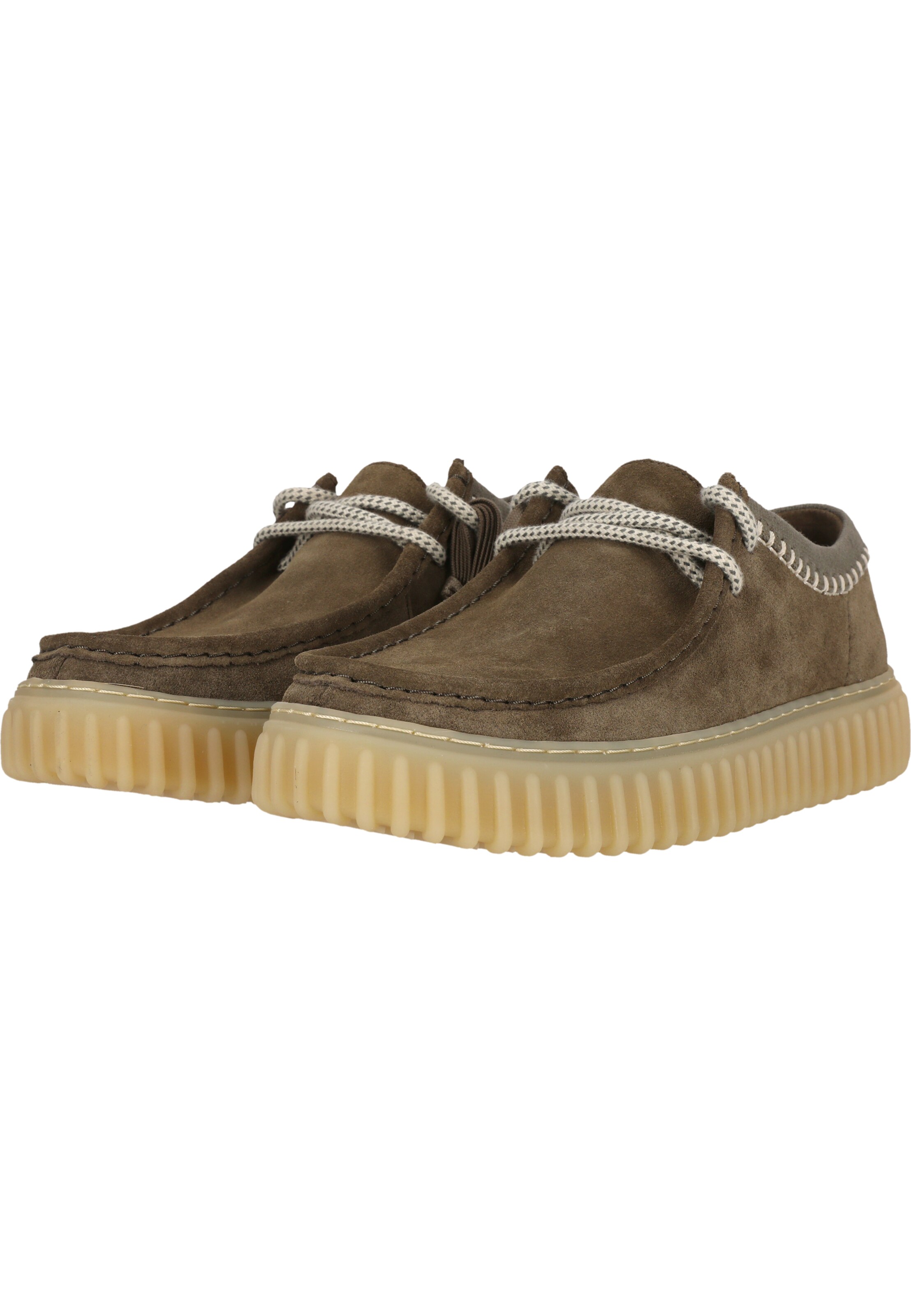 CLARKS Veterschoen 'Torhill' in Groen