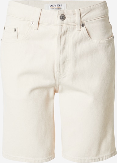 Only & Sons Džinsi 'ONSEdge', krāsa - balts džinsa, Preces skats