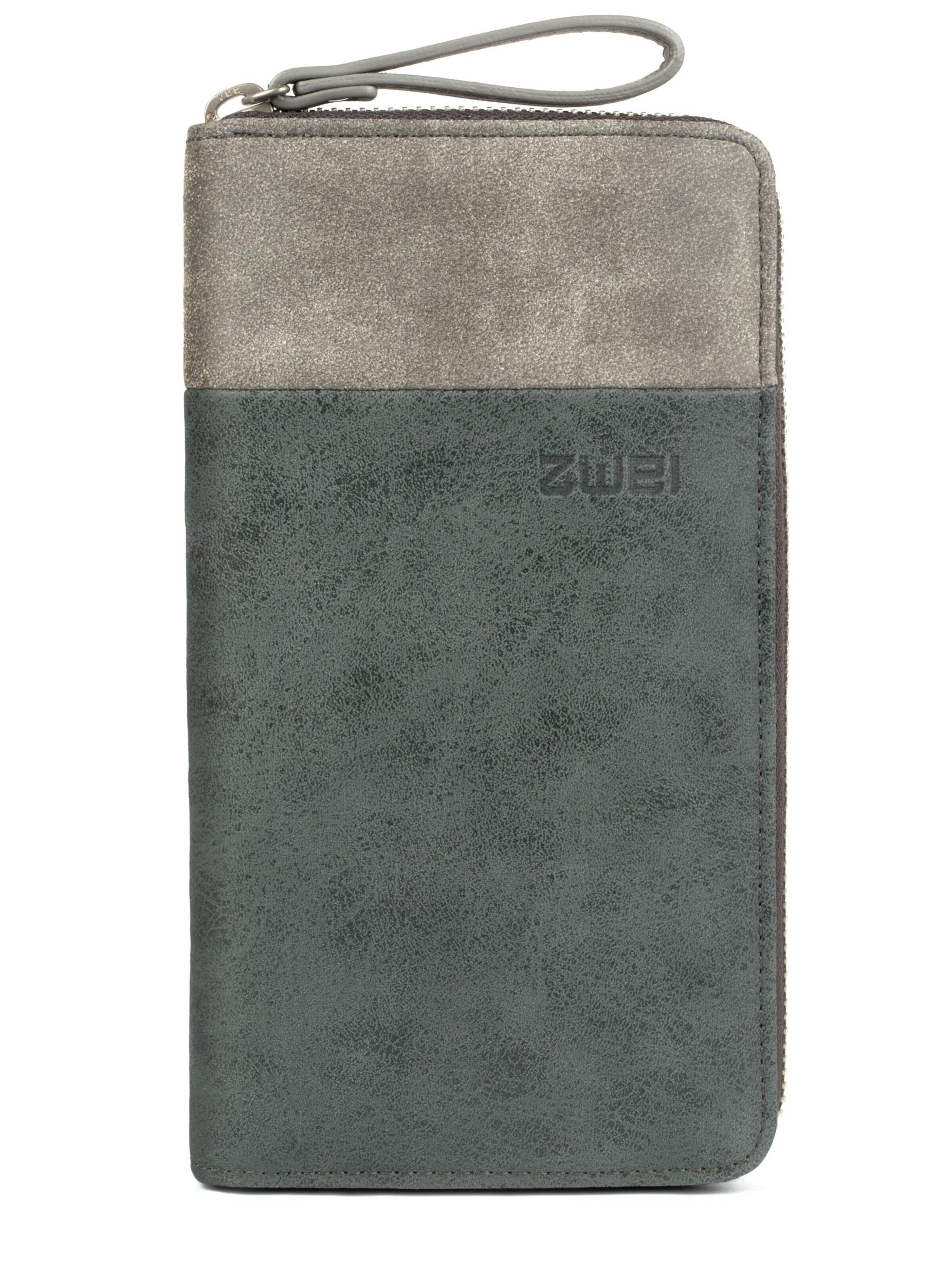 ZWEI Portemonnaie 'EVA EV2'‌‌‌‌‌‌ in Schwarz: Vorderseite