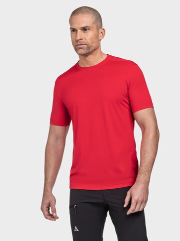 T-Shirt fonctionnel 'Tauron' Schöffel en rouge : devant