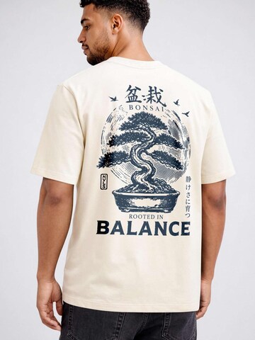 Neverless Shirt 'Bonsai' in Beige