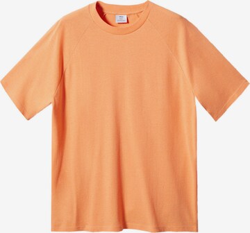 MANGO MAN Shirt 'CIRCO' in Orange: front