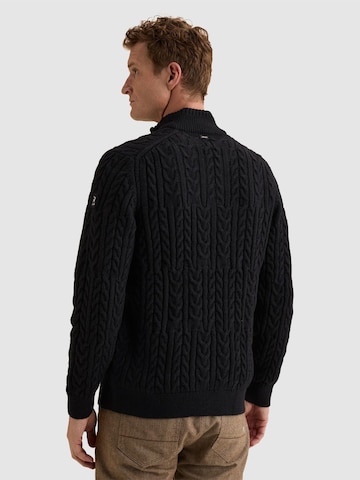 VANGUARD Sweater 'Wool-blend pullover with half-zip' in Blue