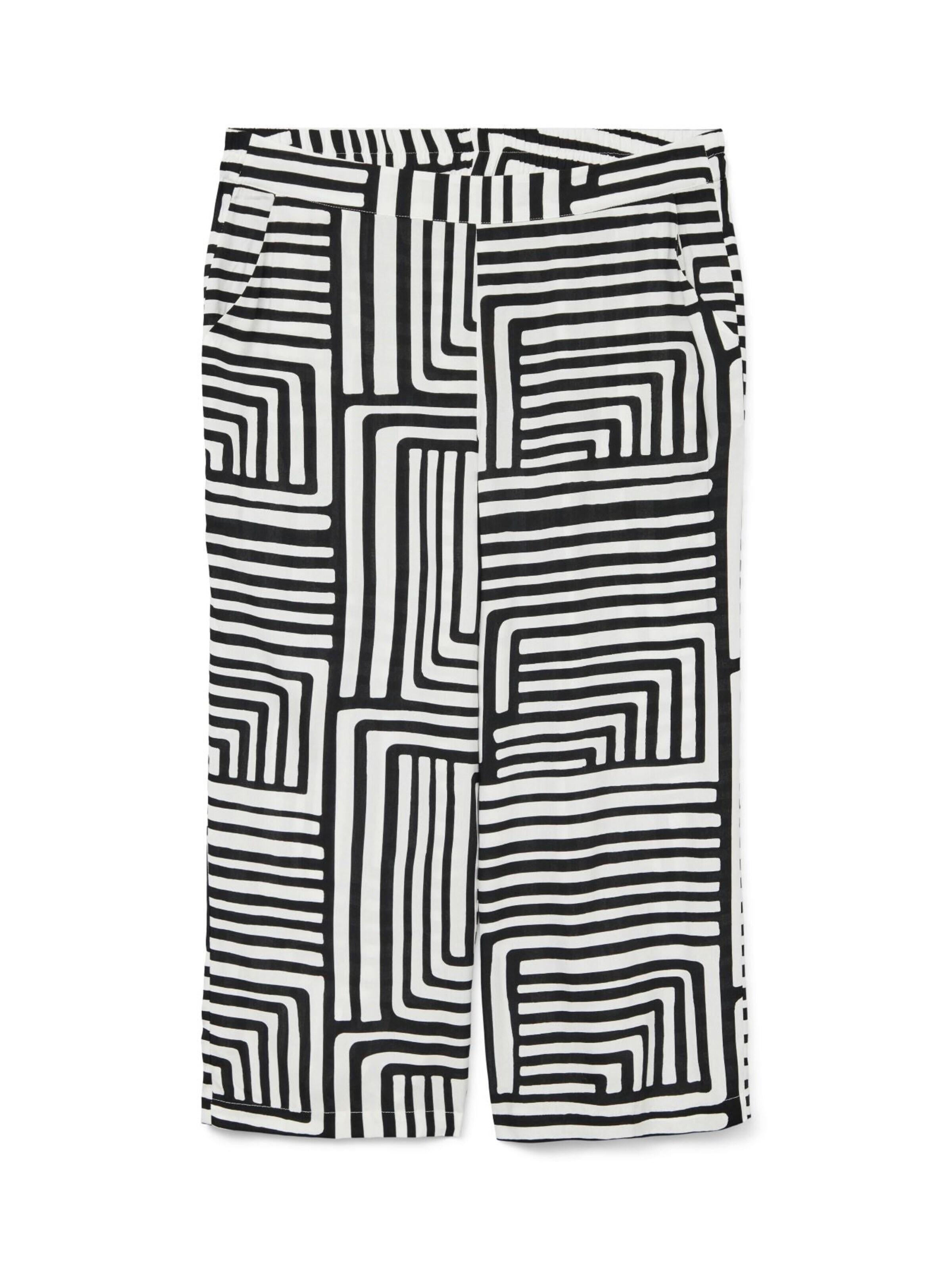 Loosefit Jean 'Pantaloni 10308723' Vero Moda Curve en noir : devant