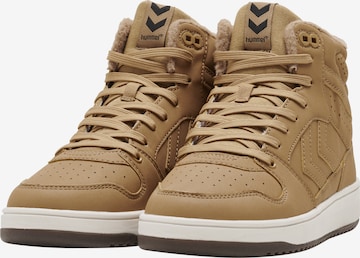 Hummel High-Top Sneakers in Brown