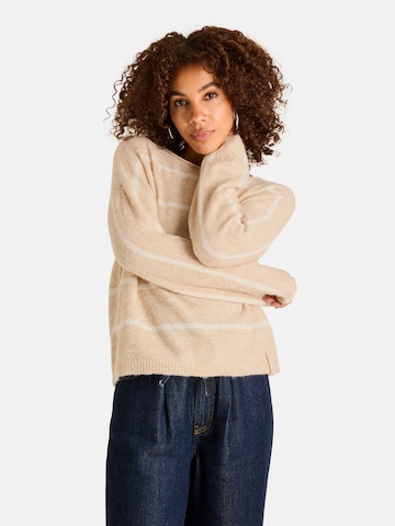 Pull-over 'Singa' LIEBLINGSSTÜCK en beige : devant